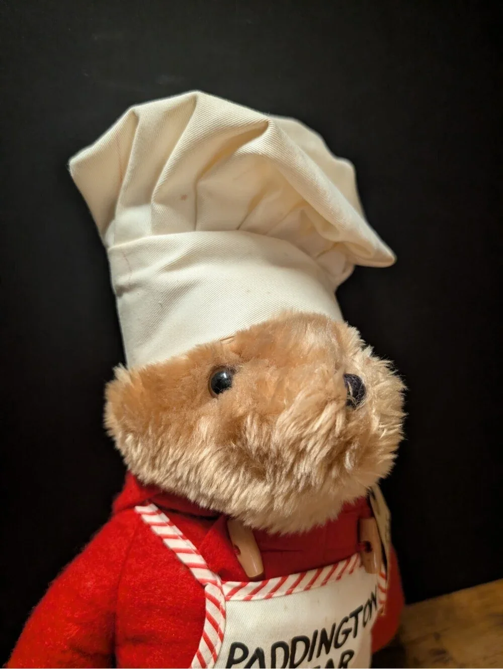 Vintage 1972 Paddington Bear Chef Plush Collectible 16